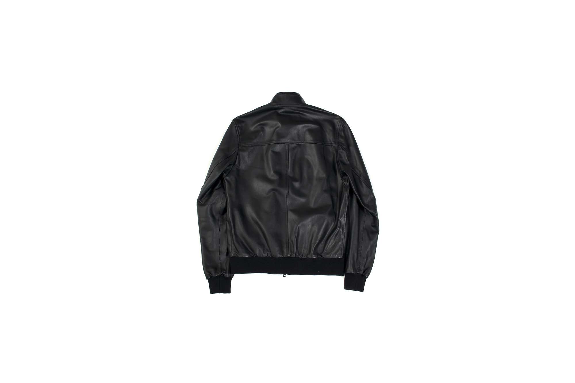 SILENCE (サイレンス) Single Rib Leather Jacket (シングル リブ レザー ジャケット) Lambskin Nappa Leather (ラムナッパ レザー) シングル ライダース ジャケット NERO (ブラック) Made in italy (イタリア製) 2019 秋冬新作 愛知 名古屋 東京 大阪 alto e diritto アルトエデリット altoediritto