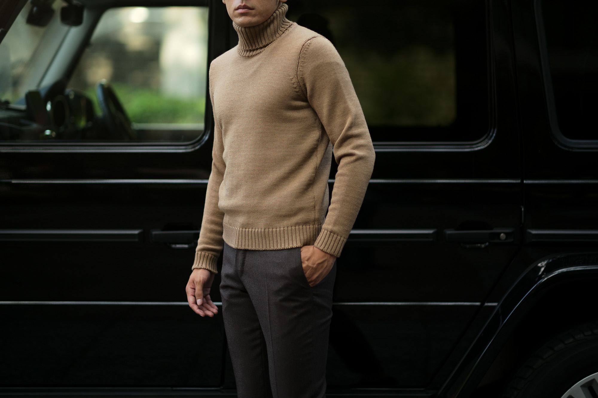 ZANONE (ザノーネ) Turtle Neck Sweater (タートルネックセーター) 810005 Z0229 VIRGIN WOOL 100% ミドルゲージ ウールニット セーター CAMEL (キャメル・Z4210) made in italy (イタリア製) 2019 秋冬新作 【入荷済みとなります】【発売中】  zanone ニット クルーネック 愛知 名古屋 Alto e Diritto アルト エ デリット