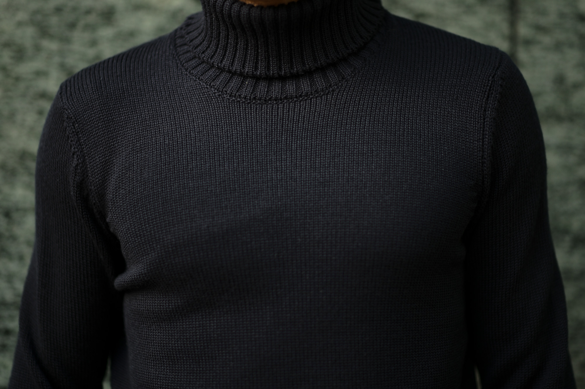 ZANONE (ザノーネ) Turtle Neck Sweater (タートルネックセーター) 810005 Z0229 VIRGIN WOOL 100% ミドルゲージ ウールニット セーター NAVY (ネイビー・Z1375) made in italy (イタリア製) 2019 秋冬新作 【入荷済みとなります】【発売中】  zanone ニット クルーネック 愛知 名古屋 Alto e Diritto アルト エ デリット