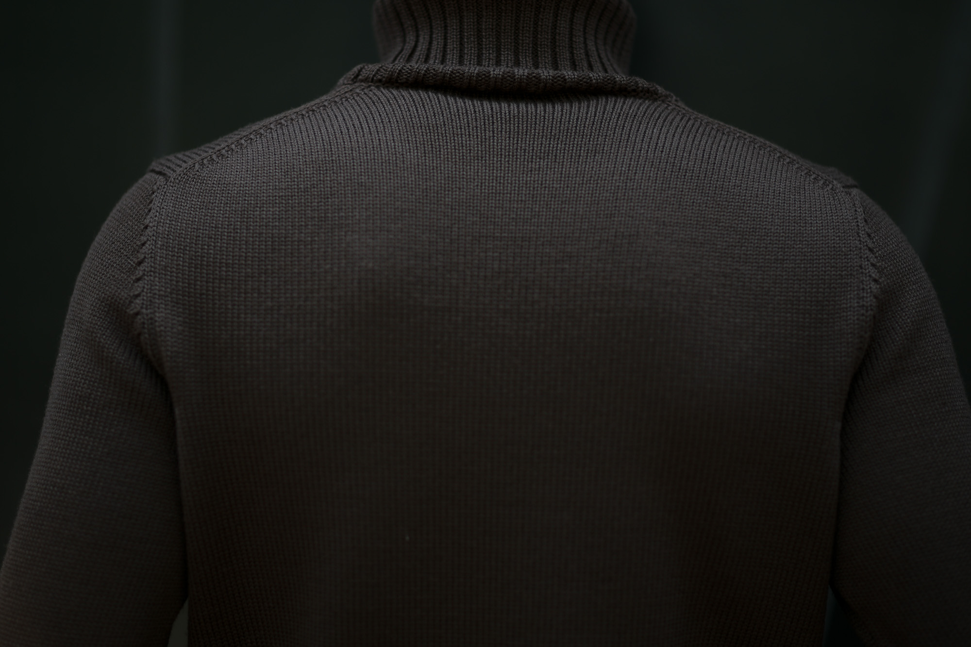 ZANONE (ザノーネ) Turtle Neck Sweater (タートルネックセーター) 810005 Z0229 VIRGIN WOOL 100% ミドルゲージ ウールニット セーター BROWN (ブラウン・Z5204) made in italy (イタリア製) 2019 秋冬新作 【入荷済みとなります】【発売中】  zanone ニット クルーネック 愛知 名古屋 Alto e Diritto アルト エ デリット