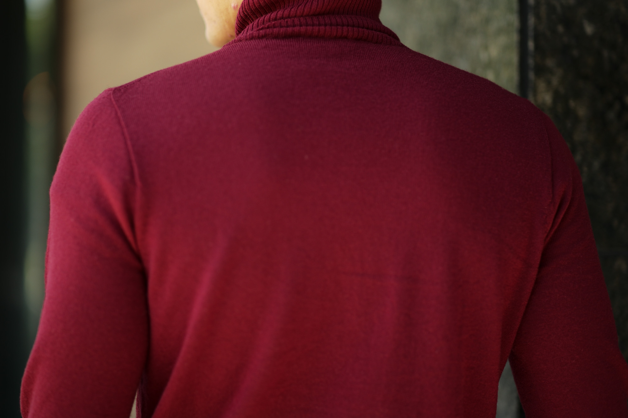 Cuervo (クエルボ) Sartoria Collection (サルトリア コレクション) John(ジョン) Turtle Neck Sweater (タートルネックセーター) ウールニット セーター BORDEAUX (ボルドー) MADE IN JAPAN (日本製) 2019 秋冬 【ご予約受付中】愛知 名古屋 altoediritto アルトエデリット