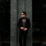 Cuervo (クエルボ) Sartoria Collection (サルトリア コレクション) Rooster (ルースター) STRETCH COTTON ストレッチコットン スーツ BLACK (ブラック) MADE IN JAPAN (日本製) 2019 秋冬新作 【ご予約受付中】のイメージ