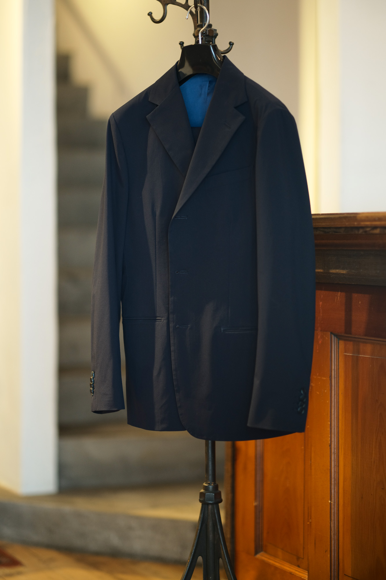 Cuervo (クエルボ) Sartoria Collection (サルトリア コレクション) Rooster (ルースター) STRETCH NYLON ストレッチナイロン スーツ NAVY (ネイビー) MADE IN JAPAN (日本製) 2019【オーダー分入荷】愛知 名古屋 alto e diritto アルトエデリット