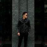 Cuervo (クエルボ) Satisfaction Leather Collection (サティスファクション レザー コレクション) TOM (トム) BUFFALO LEATHER (バッファロー レザー) シングル ライダース ジャケット BLACK (ブラック) MADE IN JAPAN (日本製) 2020【第3便ご予約開始】のイメージ