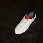 GHOUD(ゴード) L1LML25-LOB01 LOW MAN レザースニーカー WHITE/BLUE/RED(ホワイト/ブルー/レッド) 2020 春夏 　【第1便ご予約分完売】【第2便ご予約開始】のイメージ