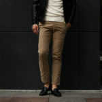 INCOTEX SLACKS（インコテックススラックス）12S100 SLIM FIT(スリムフィット)  TRICOCHINO STRETCH ストレッチ チノパンツ BEIGE (ベージュ・405) 2019 秋冬新作のイメージ