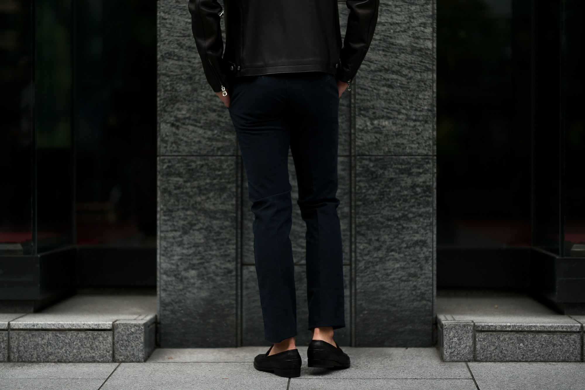 INCOTEX SLACKS（インコテックススラックス）12S100 SLIM FIT(スリムフィット)  TRICOCHINO STRETCH ストレッチ チノパンツ NAVY (ネイビー・825) 2019 秋冬新作  incotexslacks インコテックス チノパン 愛知 名古屋 Alto e Diritto アルト エ デリット alto e diritto アルトエデリット altoediritto 27,28,29,30,31,32,33