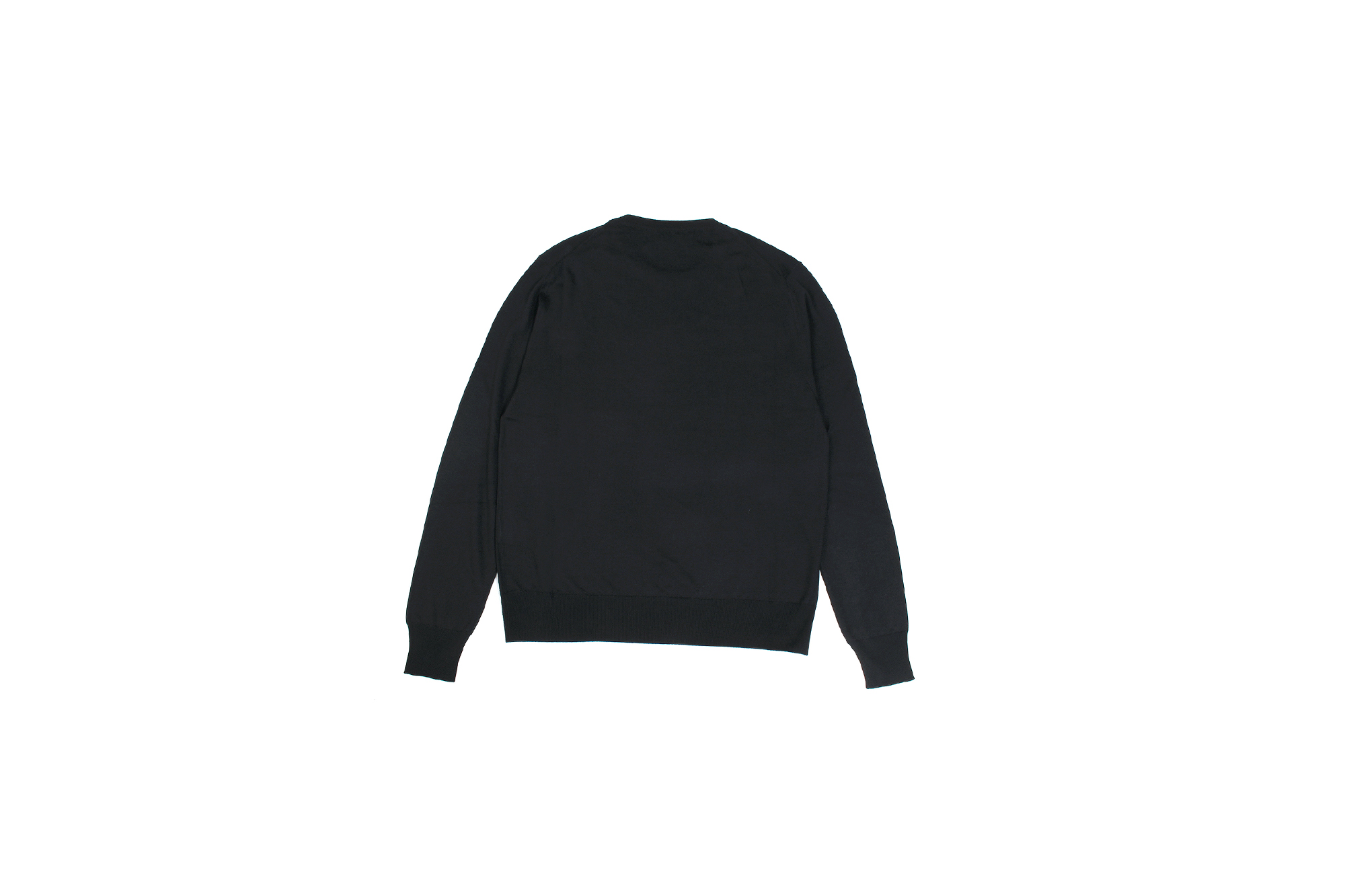 LAMBERTO LOSANI (ランベルト ロザーニ) Silk Cashmere Crew Neck Sweater(シルクカシミア クルーネック セーター) ハイゲージ シルクカシミヤニット セーター BLACK (ブラック・901) made in italy (イタリア製) 2019 秋冬新作  lambertolosani altoediritto アルトエデリット 愛知 名古屋 