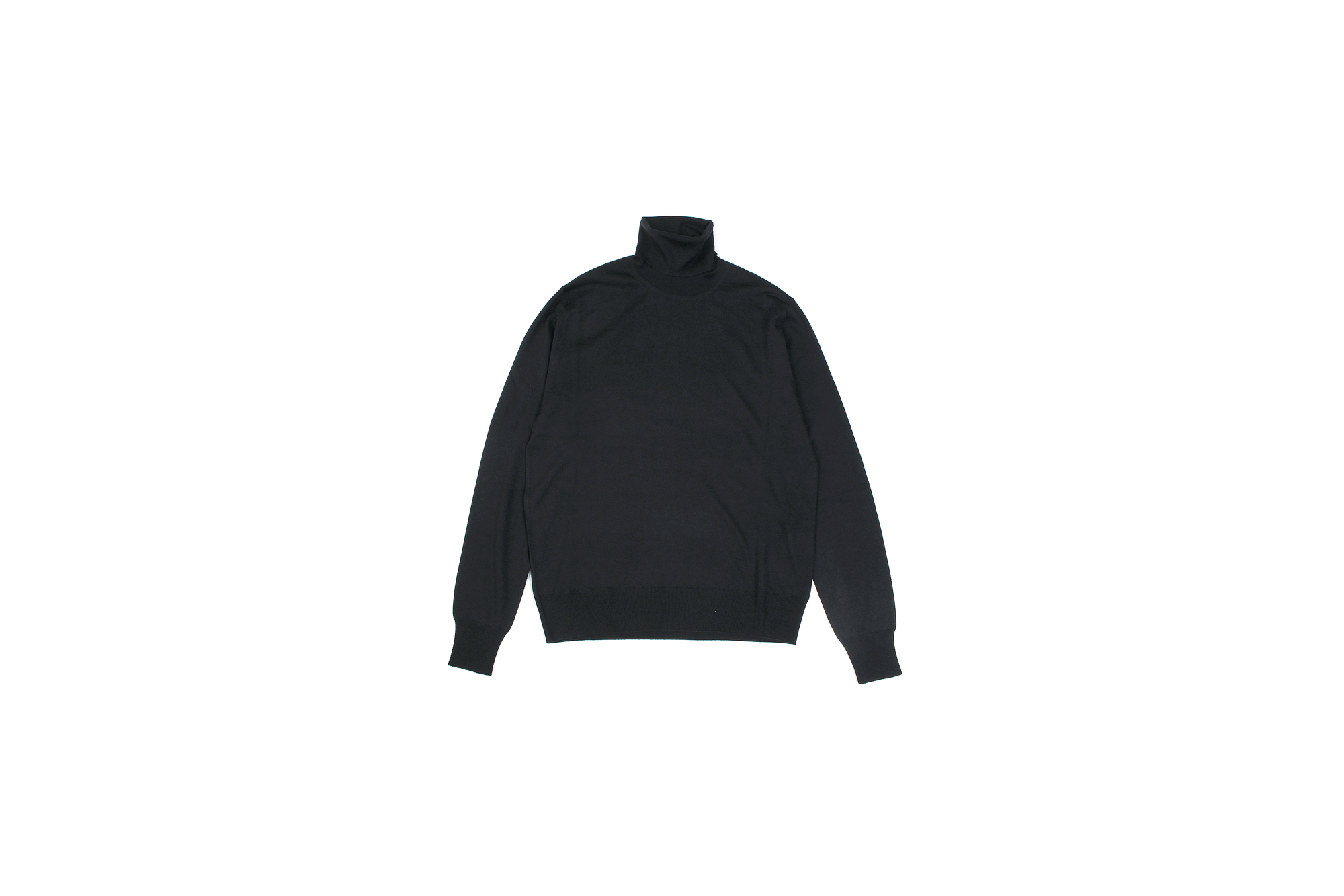 LAMBERTO LOSANI (ランベルト ロザーニ) Silk Cashmere Turtle Neck Sweater(シルクカシミア タートルネック セーター) ハイゲージ シルクカシミヤニット セーター BLACK (ブラック・901) made in italy (イタリア製) 2019 秋冬新作 lambertolosani altoediritto アルトエデリット 愛知 名古屋