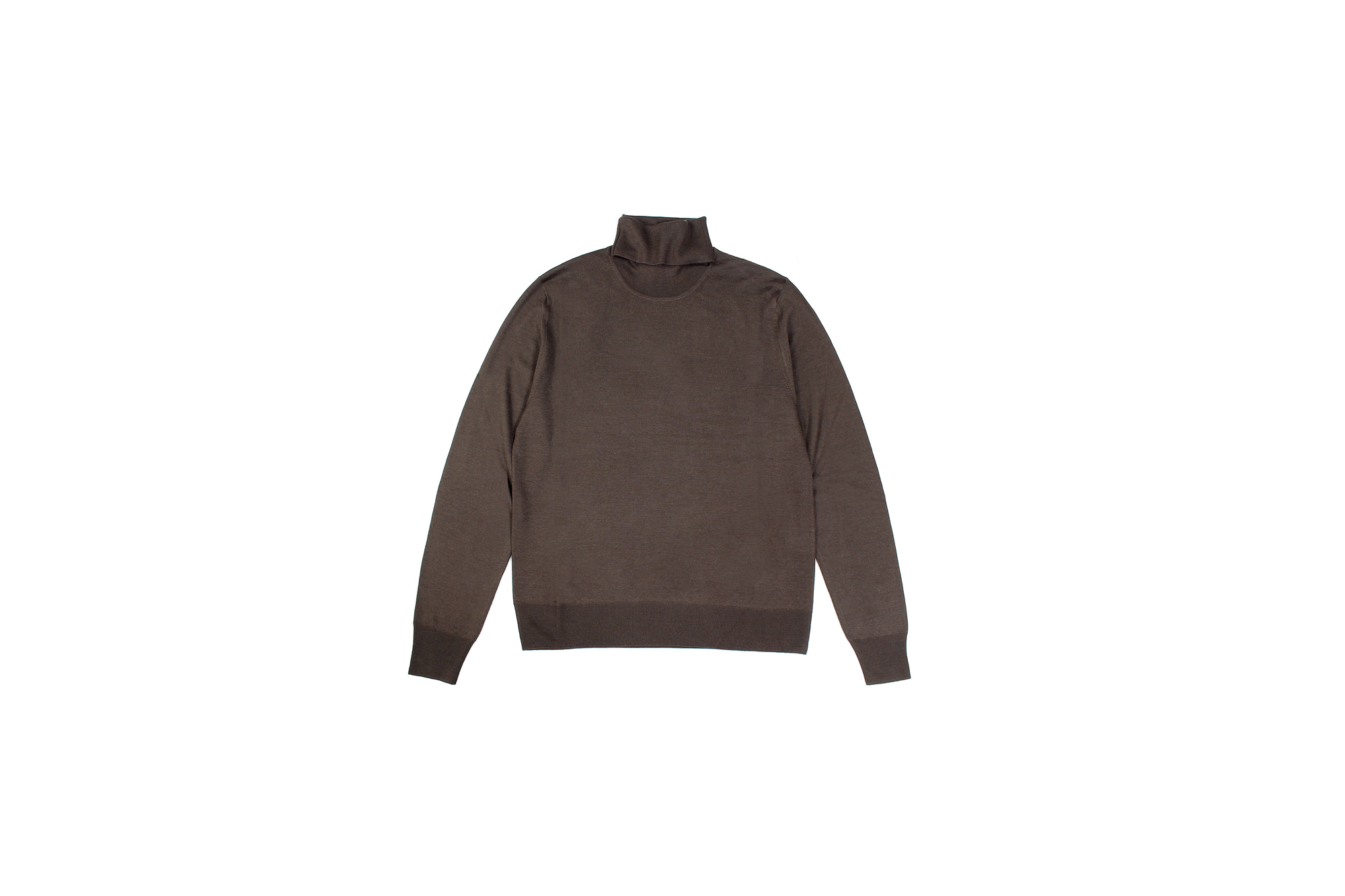 LAMBERTO LOSANI (ランベルト ロザーニ) Silk Cashmere Turtle Neck Sweaterシルクカシミア タートルネック セーター) ハイゲージ シルクカシミヤニット セーター BROWN (ブラウン・325) made in italy (イタリア製) 2019 秋冬新作　lambertolosani altoediritto アルトエデリット 愛知 名古屋