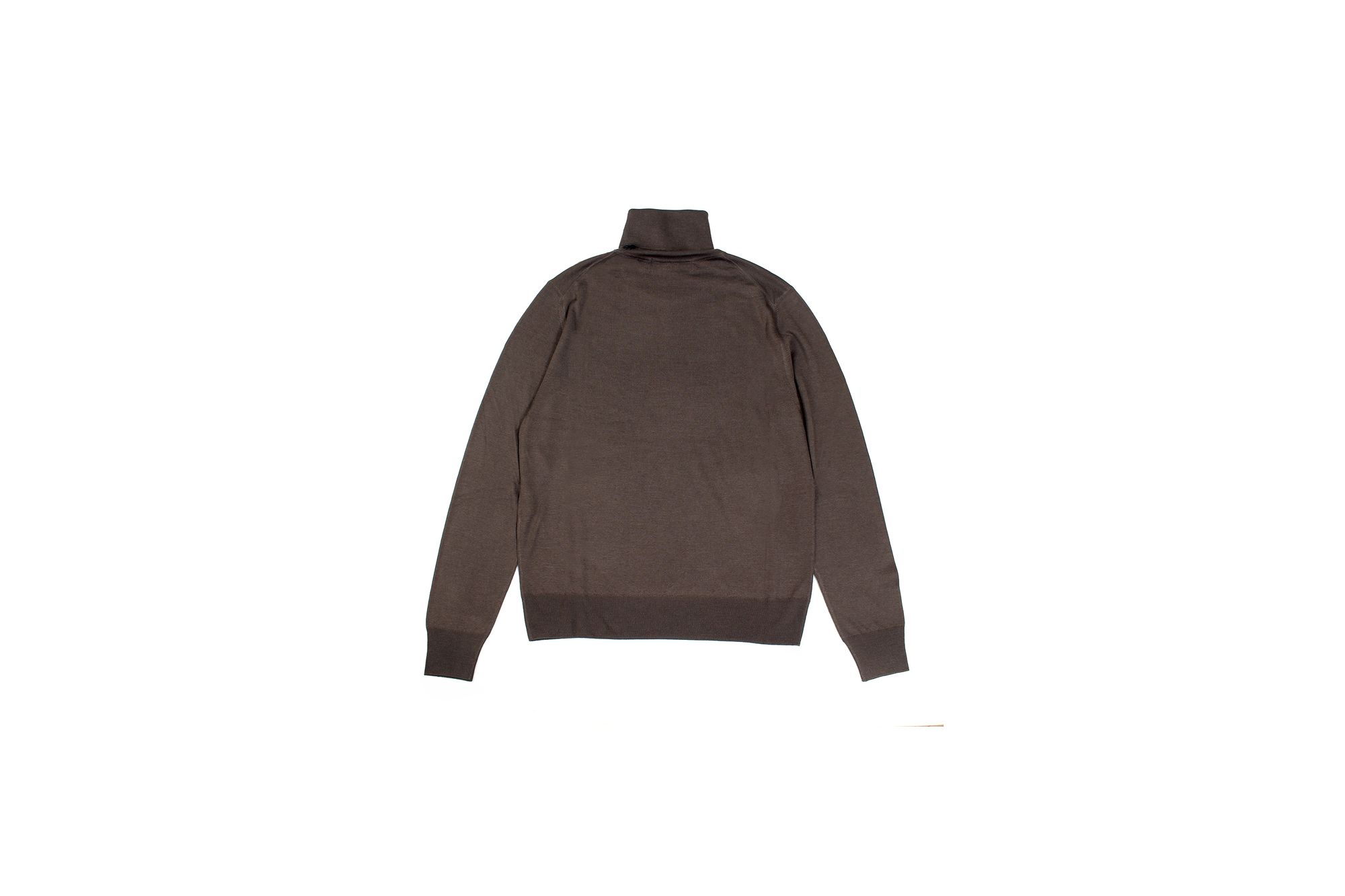 LAMBERTO LOSANI (ランベルト ロザーニ) Silk Cashmere Turtle Neck Sweaterシルクカシミア タートルネック セーター) ハイゲージ シルクカシミヤニット セーター BROWN (ブラウン・325) made in italy (イタリア製) 2019 秋冬新作　lambertolosani altoediritto アルトエデリット 愛知 名古屋