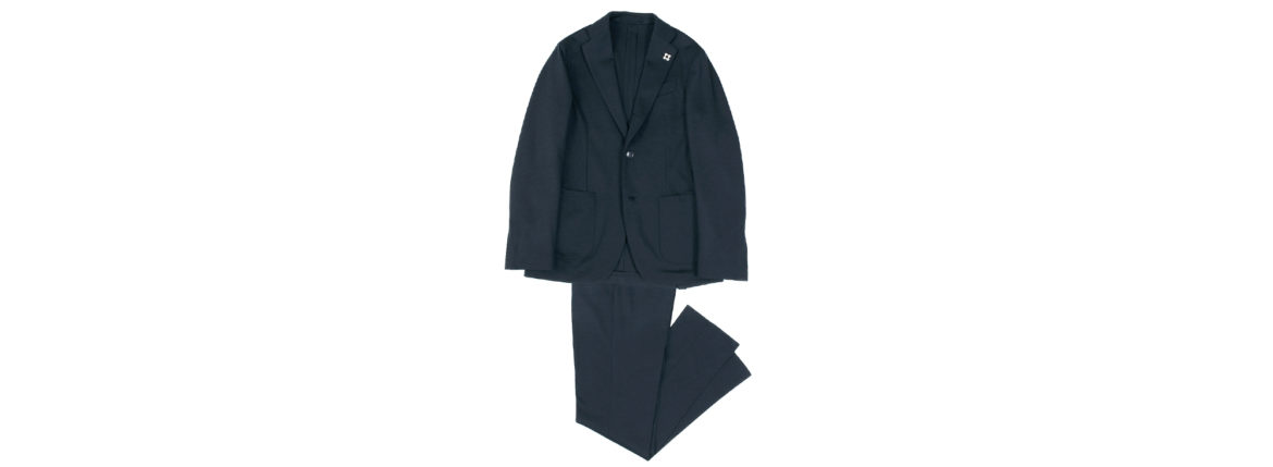 LARDINI (ラルディーニ) EASY WEAR (イージーウエア) Pakkaburu Jersey Suit パッカブルジャージスーツ NAVY (ネイビー・2) 2019 秋冬新作 愛知 名古屋 altoediritto アルトエデリット