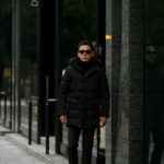 MOORER (ムーレー) BARBIERI-KM (バルビエリ) ホワイトグースダウン ナイロン フーデッド ダウン コート NERO (ブラック) Made in italy (イタリア製) 2019 秋冬新作 愛知 名古屋 altoediritto アルトエデリット