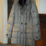 MOORER (ムーレー)MORRIS-L (モーリス) LoroPiana (ロロピアーナ) ウールカシミア ダブルブレスト ダウン コート BEIGE (ベージュ・32) Made in italy (イタリア製) 2019 秋冬新作【入荷しました】【フリー分発売開始】のイメージ