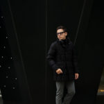 MOORER (ムーレー)MORRIS-L (モーリス) LoroPiana (ロロピアーナ) ウールカシミア ダブルブレスト ダウン コート NERO(ブラック・08) Made in italy (イタリア製) 2019 秋冬新作のイメージ