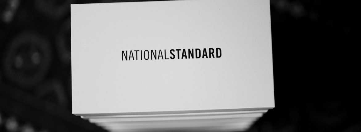 NATIONAL STANDARD (ナショナルスタンダード) EDITION 4 NAVY BANDE (M04-NA-005) レザースニーカー WHITE × NAVY (ホワイト × ネイビー・005) 2019 秋冬新作 愛知 名古屋 altoediritto アルトエデリット nationalstandard 白スニーカー