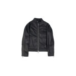 SILENCE (サイレンス) Single Leather Jacket (シングルレザー ジャケット) Goatskin Leather (ゴートスキンレザー) シングル ライダース ジャケット NERO (ブラック) Made in italy (イタリア製) 2019　秋冬新作のイメージ