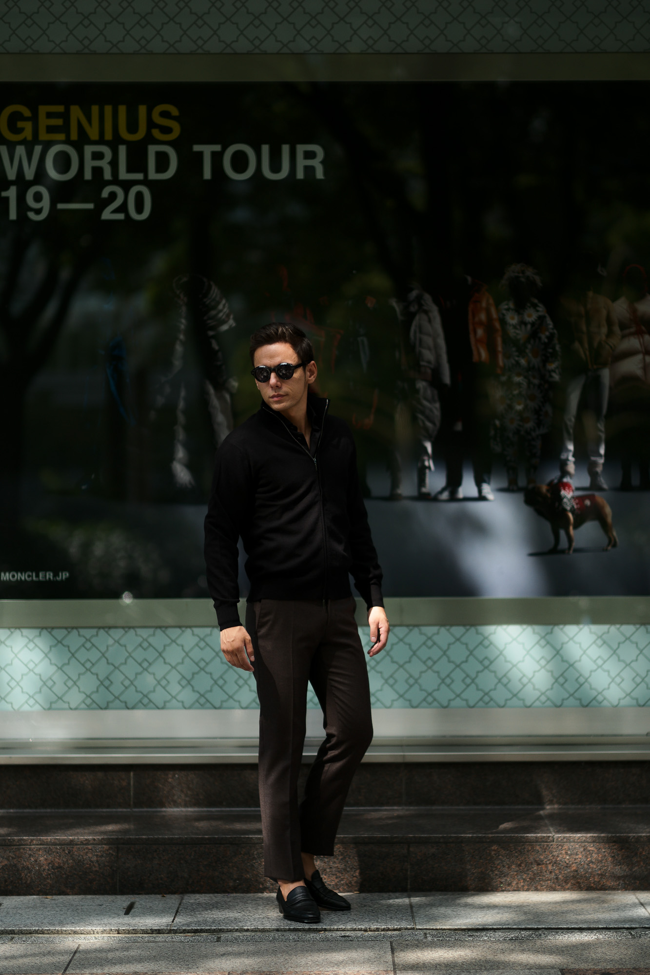 Cruciani(クルチアーニ) Cashmere Zip Up Cardigan (カシミヤ ジップアップ カーディガン) Cashmere 100% ハイゲージ カシミヤニット カーディガン BLACK (ブラック・400002) made in italy (イタリア製) 2019 秋冬新作  愛知 名古屋 altoediritto アルトエデリット