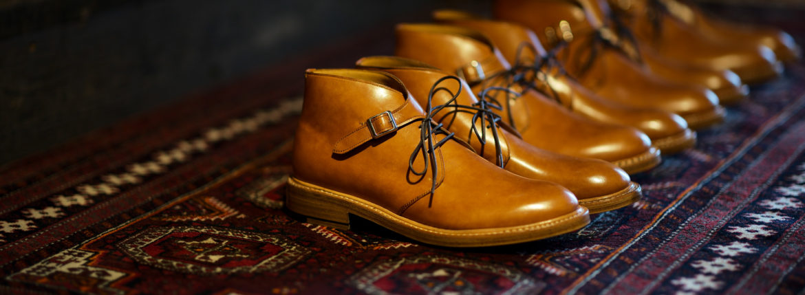 Cuervo (クエルボ) Derringer (デリンジャー) Japan Museum Calf Leather(ジャパン ミュージアムカーフレザー) Chukka Boots チャッカブーツ レザーブーツ NEW GOLD(ニューゴールド) MADE IN JAPAN(日本製) 2019 秋冬新作 【Special Model】 cuervoクエルボ チャッカブーツ 愛知 名古屋 Alto e Diritto アルト エ デリット 5.5,6,6.5,7,7.5,8,8.5,9,9.5