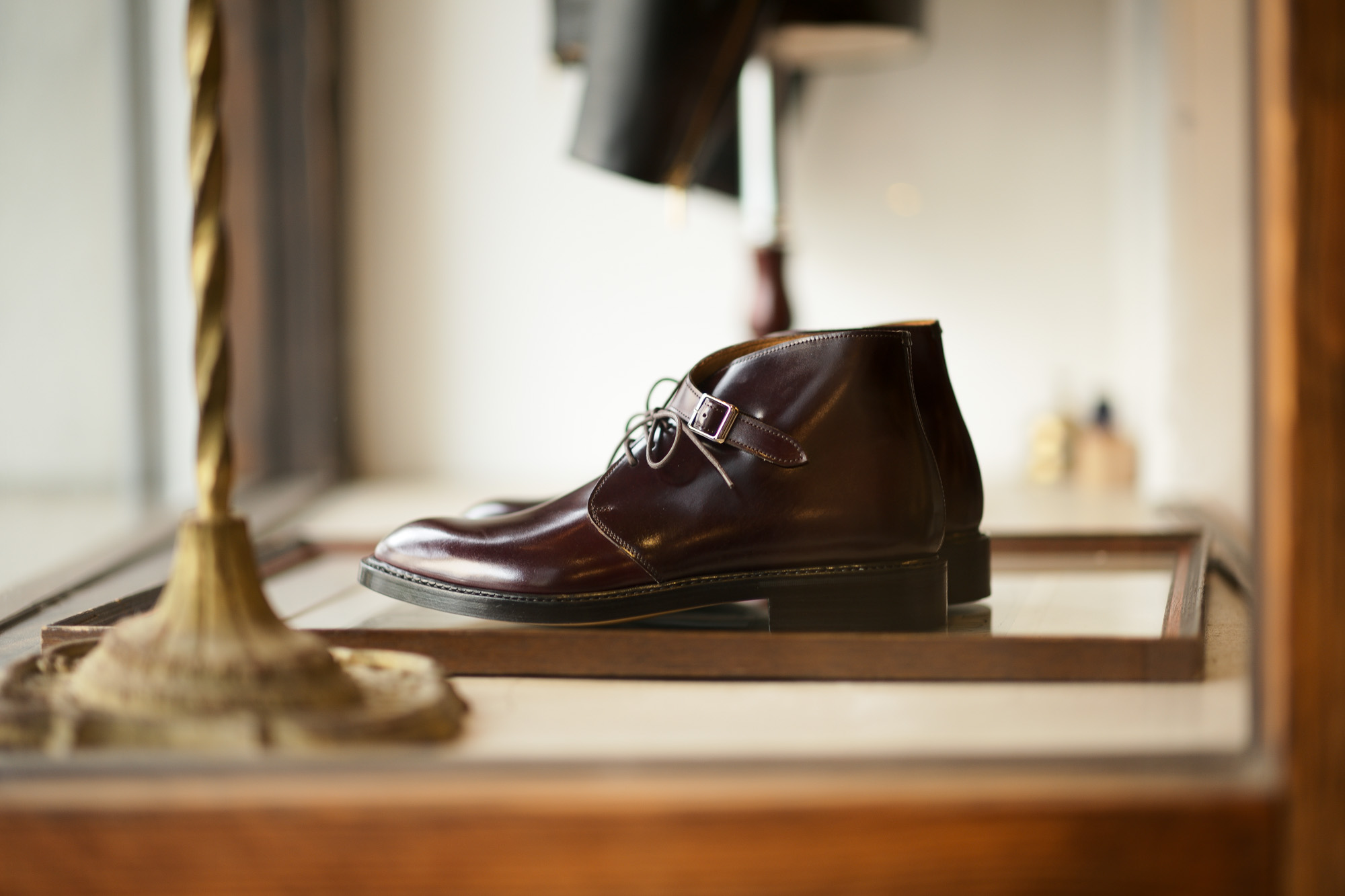 Cuervo (クエルボ) Derringer Cordovan(デリンジャー コードバン)　Shell Cordovan シェルコードバンレザー Chukka Boots チャッカブーツ  BURGUNDY(バーガンディー・BG) MADE IN JAPAN(日本製) 2019 秋冬新作 愛知 名古屋 Alto e Diritto アルト エ デリット クエルボ　チャッカブーツ コードバン 5(24),5.5(24.5),6(25),6.5(25.5),7(26),7.5(26.5),8(27),8.5(27.5),9(28)