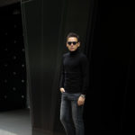 Cuervo (クエルボ) Sartoria Collection (サルトリア コレクション) John (ジョン) 12G WOOL (12ゲージウール) タートルネック セーター BLACK (ブラック) MADE IN JAPAN (日本製) 2019 秋冬新作のイメージ