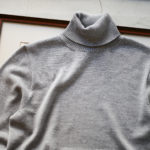 Cuervo(クエルボ) Sartoria Collection (サルトリア コレクション) John (ジョン) 12G WOOL (12ゲージウール) タートルネック セーター GRAY (グレー)  MADE IN JAPAN (日本製) 2019 秋冬新作のイメージ