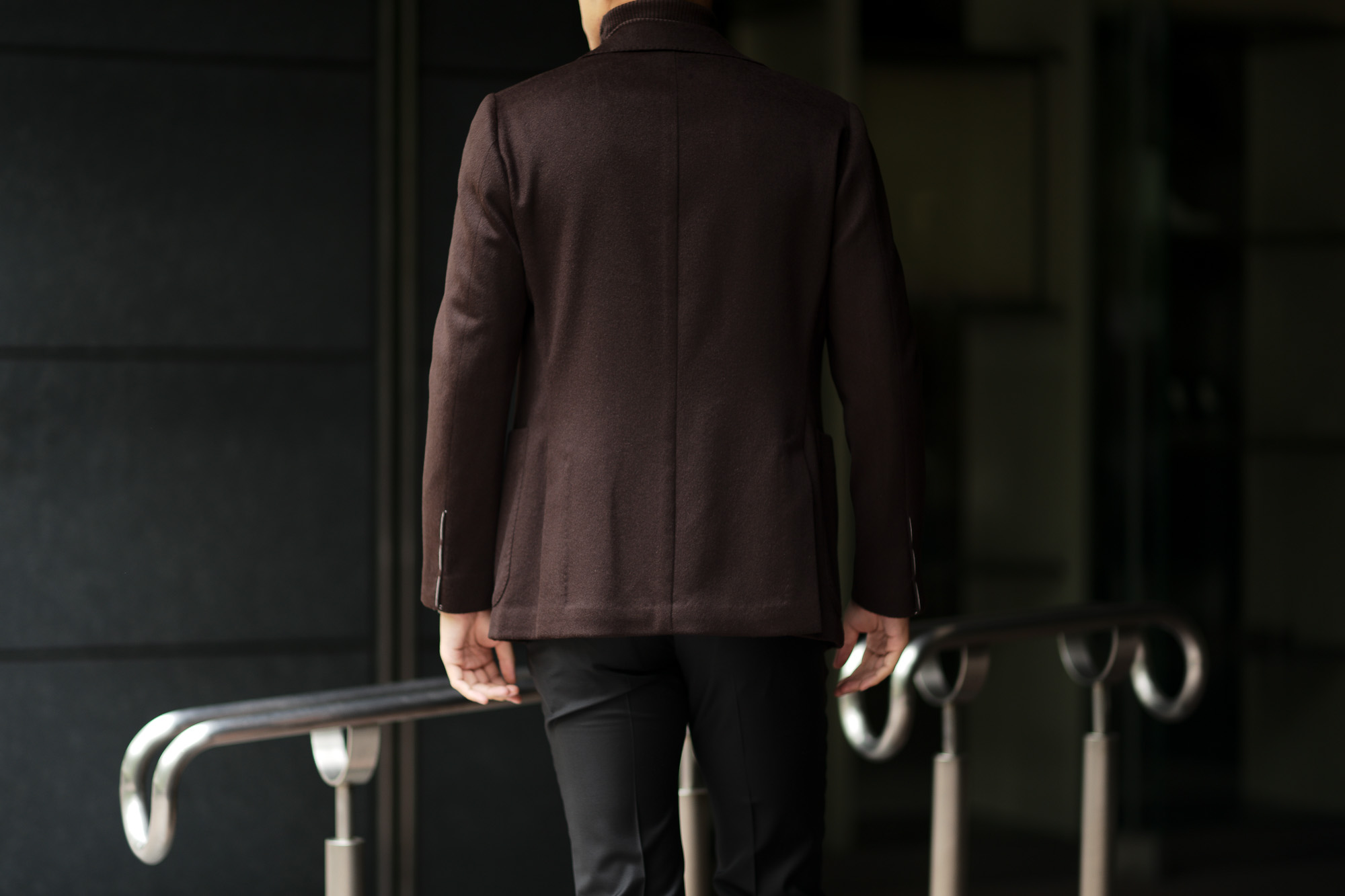 Cuervo (クエルボ) Sartoria Collection (サルトリア コレクション) Lobb (ロブ) Cashmere カシミア 3B ジャケット BROWN (ブラウン) MADE IN JAPAN (日本製) 2019 秋冬 【ご予約受付中】愛知 名古屋 altoediritto アルトエデリット スーツ ジャケット カシミヤ