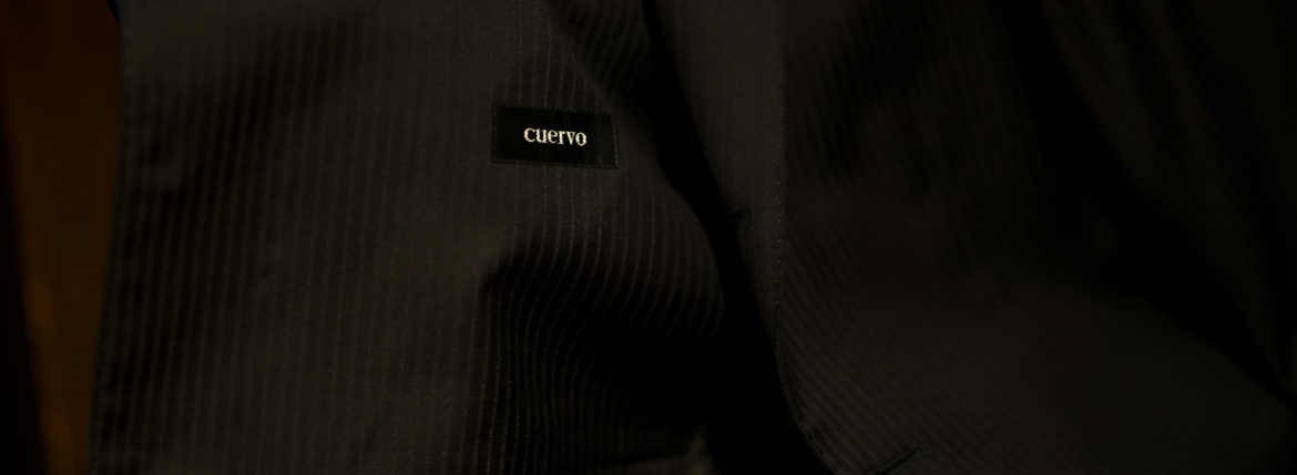 Cuervo (クエルボ) Sartoria Collection (サルトリア コレクション) Rooster (ルースター) Ermenegildo Zegna エルメネジルド・ゼニア シャドーストライプ スーツ DARK NAVY (ダークネイビー) MADE IN JAPAN (日本製) 2019 愛知 名古屋 altoediritto アルトエデリット