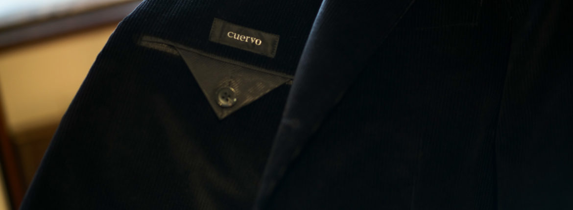 Cuervo (クエルボ) Sartoria Collection (サルトリア コレクション) Rooster (ルースター) STRETCH Corduroy ストレッチコーデュロイ スーツ BLACK (ブラック) MADE IN JAPAN (日本製) 2019 秋冬 愛知 名古屋 altoediritto アルトエデリット オーダースーツ オーダー