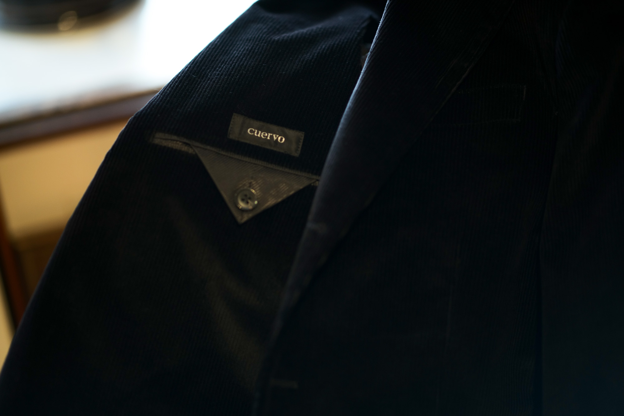 Cuervo (クエルボ) Sartoria Collection (サルトリア コレクション) Rooster (ルースター) STRETCH Corduroy ストレッチコーデュロイ スーツ BLACK (ブラック) MADE IN JAPAN (日本製) 2019 秋冬 愛知 名古屋 altoediritto アルトエデリット オーダースーツ オーダー