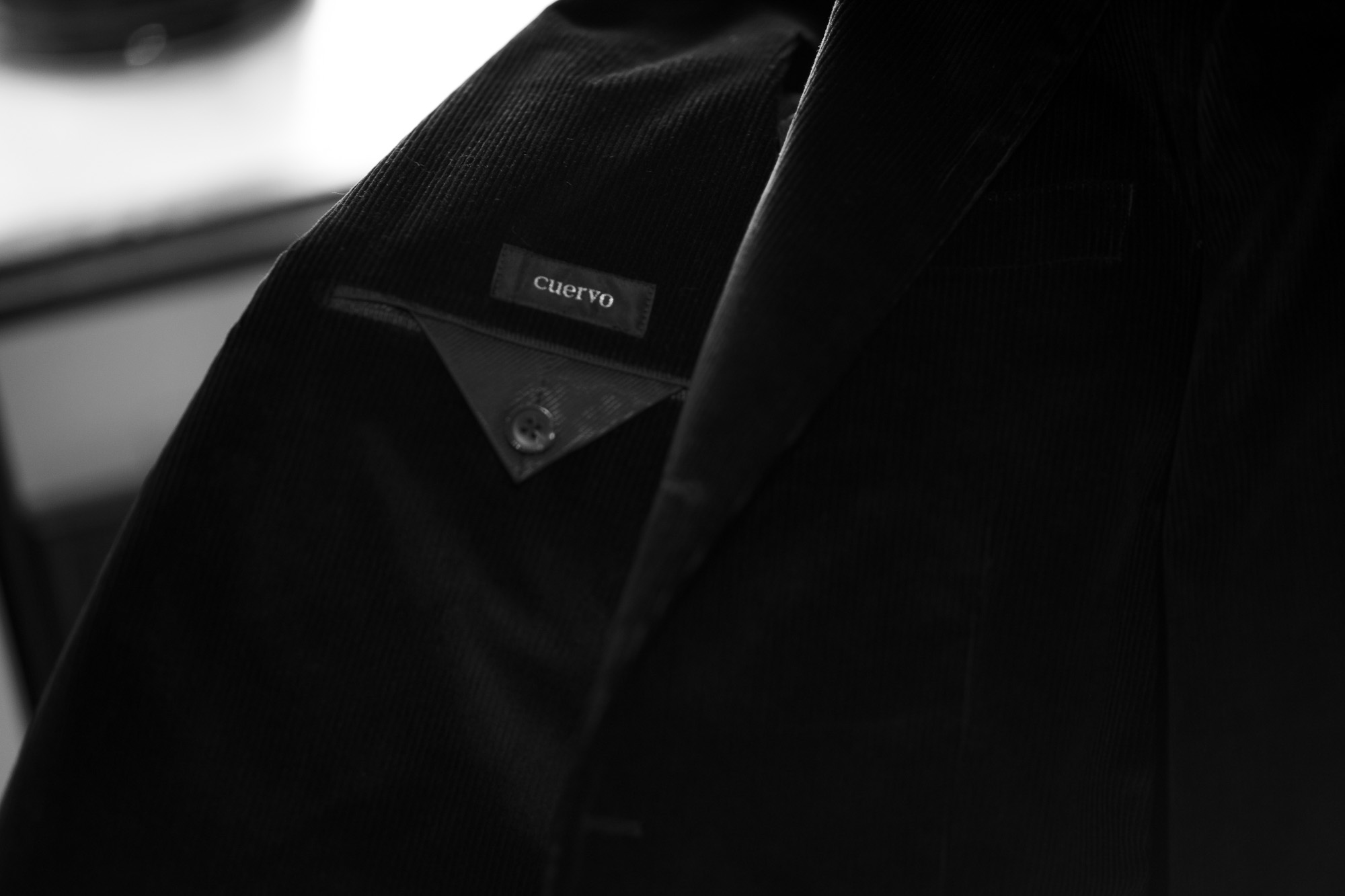 Cuervo (クエルボ) Sartoria Collection (サルトリア コレクション) Rooster (ルースター) STRETCH Corduroy ストレッチコーデュロイ スーツ BLACK (ブラック) MADE IN JAPAN (日本製) 2019 秋冬 【ご予約開始】愛知 名古屋 altoediritto アルトエデリット オーダースーツ オーダー