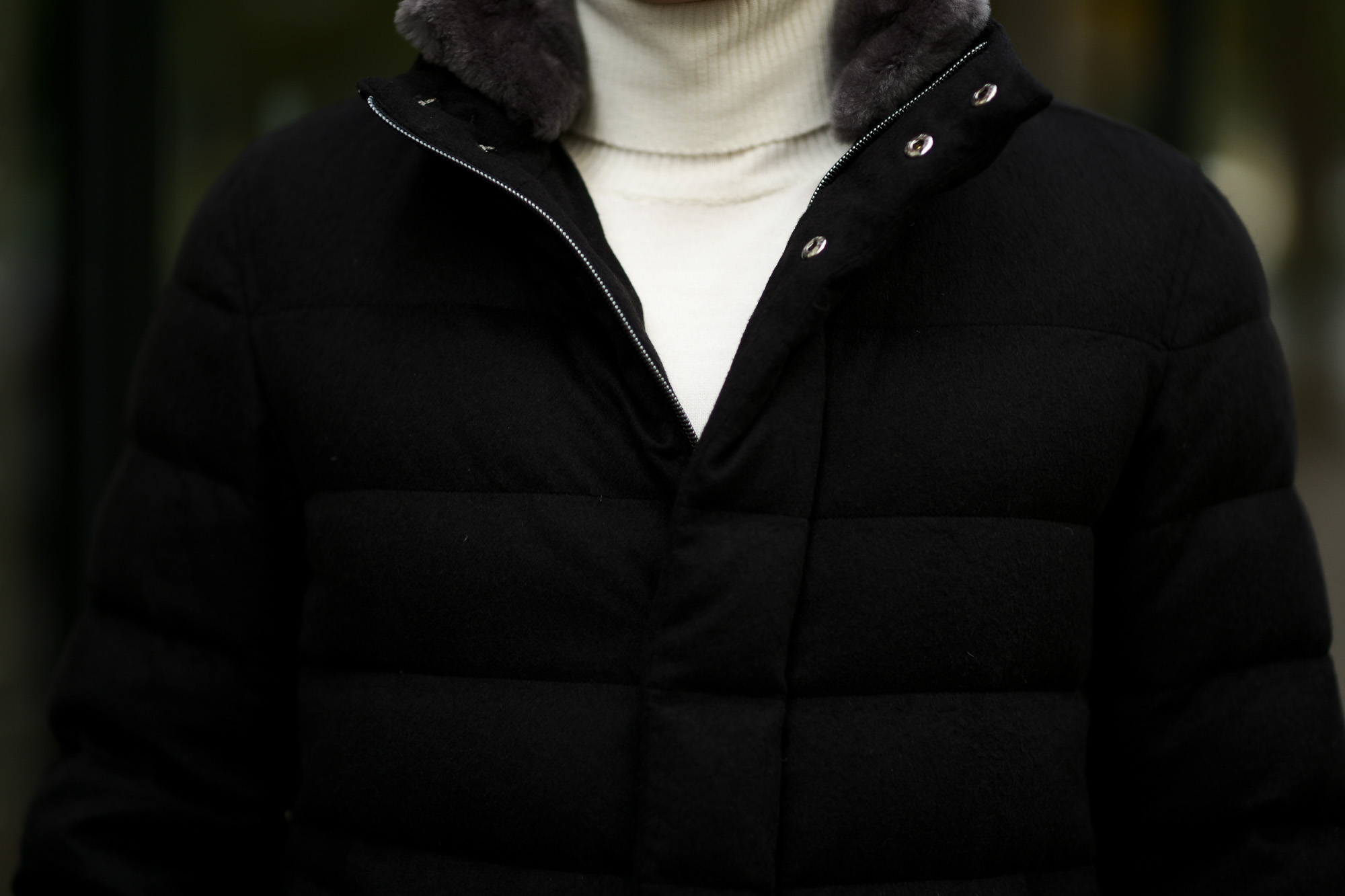 HERNO(ヘルノ) PI0584U Silk Cashmere Down coat (シルク カシミア ダウン コート) PIACENZA (ピアツェンツァ) DROP GLIDE NYLON ULTRALIGHT 撥水 シルク カシミア ダウン コート BLACK (ブラック・9300) Made in italy (イタリア製) 2019 秋冬新作 alto e dirittoアルトエデリット 42,44,46,48,50,52　愛知 名古屋