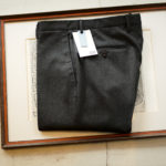 INCOTEX (インコテックス) N35 SLIM FIT (1NT035) TECHNO FLANNEL URBAN TRAVELLER (テクノ フランネル アーバン トラベラー) ストレッチ ウォッシャブル フランネル ウール スラックス CHACOAL GRAY (チャコールグレー・930) 2019 秋冬新作 【入荷しました】【フリー分発売開始】のイメージ