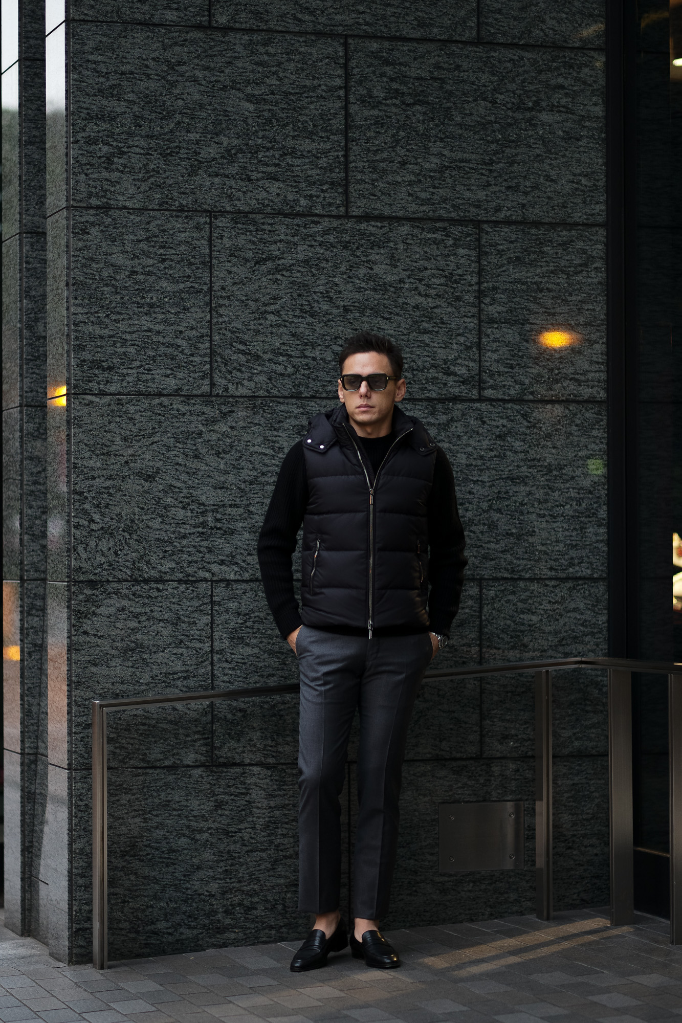 INCOTEX (インコテックス) SARTORIALE (サルトリアーレ) MIT300 SLIM FIT (WOOL & CASHMERE TWILL) ウールカシミアツイル スラックス GRAY (グレー・920) 2019 秋冬新作 alto e diritto アルトエデリット 愛知 名古屋 グレスラ ブラックスラックス