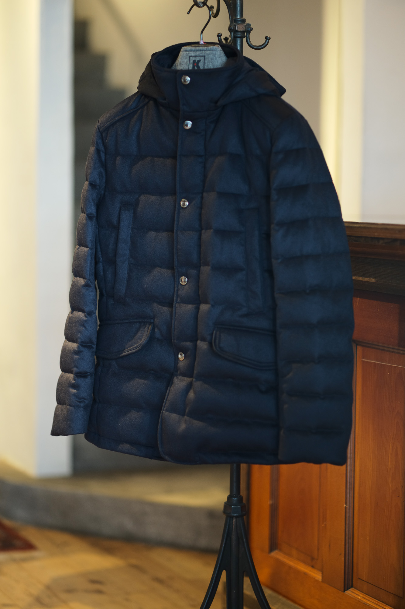 KIRED(キーレッド) TEIDE (テイデ) CARLO BARBERA (カルロ バルベラ) カシミア ダウンジャケット NAVY (ネイビー・19) Made in italy (イタリア製) 2019 秋冬新作 愛知 名古屋 altoediritto アルトエデリット