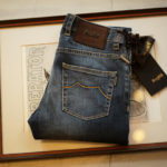 MOORER (ムーレー) GIOTTO-DC102 (ジオット) Japanese Fabric Comfort Denim (コンフォートデニム) ストレッチ ジーンズ デニムパンツ LAVAGGIO 6007 (ブルー)  Made in italy (イタリア製) 2019 秋冬新作  【入荷しました】【フリー分発売開始】のイメージ