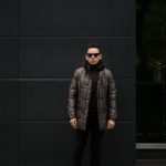 MOORER (ムーレー)MORRIS-KM2 (モーリス) ホワイトグースダウン ナイロン ダブルブレスト ダウン コート MARMOTTA(ブラウン) Made in italy (イタリア製) 2019 秋冬新作 愛知 名古屋 altoediritto アルトエデリット ダウンジャケット