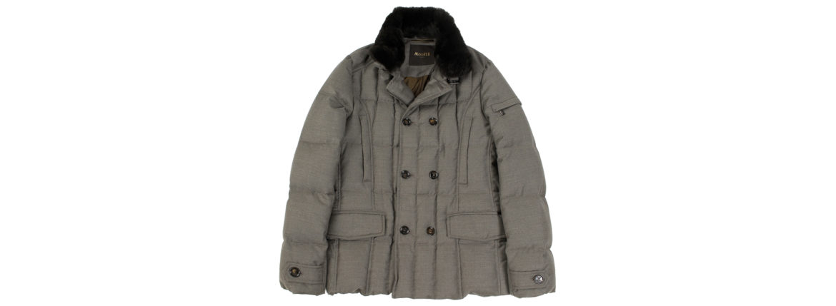 MOORER (ムーレー) SIRO-L1 (シロ) LoroPiana (ロロピアーナ) ウールカシミア ダブルブレスト ダウン ジャケットBEIGE (ベージュ) Made in italy (イタリア製) 2019 秋冬新作 愛知 名古屋 altoediritto アルトエデリット