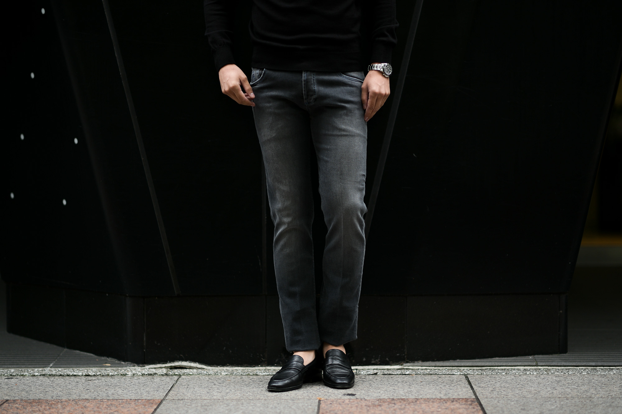 RICHARD J. BROWN (リチャード ジェイ ブラウン) TOKIO (トウキョウ) Denim Cashmere (ストレッチデニムカシミア) ジーンズ デニムパンツ GRAY (グレー・T28 W143) MADE IN ITALY (イタリア製) 2019 秋冬新作 愛知 名古屋 altoediritto アルトエデリット