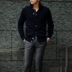 ZANONE CHIOTO Cashmere × Cuervo Pier × INCOTEX MIT300 CASHMERE × J&M DAVIDSON BELT 25MM × ROLEX 116500LNのイメージ