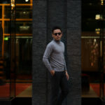 Cuervo(クエルボ) Sartoria Collection (サルトリア コレクション) John (ジョン) 12G WOOL (12ゲージウール) タートルネック セーター GRAY (グレー)  MADE IN JAPAN (日本製) 2019 秋冬新作のイメージ