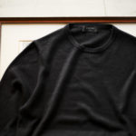 cuervo bopoha(クエルボ ヴァローナ) Sartoria Collection (サルトリア コレクション) Harrison(ハリソン) Silk Cashmere Crew Neck Sweater (シルクカシミヤ クルーネックセーター) ハイゲージ ニット セーター BLACK (ブラック) 2019 秋冬新作  【入荷しました】【フリー分発売開始】のイメージ