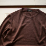 cuervo bopoha(クエルボ ヴァローナ) Sartoria Collection (サルトリア コレクション) Harrison(ハリソン) Silk Cashmere Crew Neck Sweater (シルクカシミヤ クルーネックセーター) ハイゲージ ニット セーター BROWN (ブラウン) 2019 秋冬新作  【入荷しました】【フリー分発売開始】のイメージ