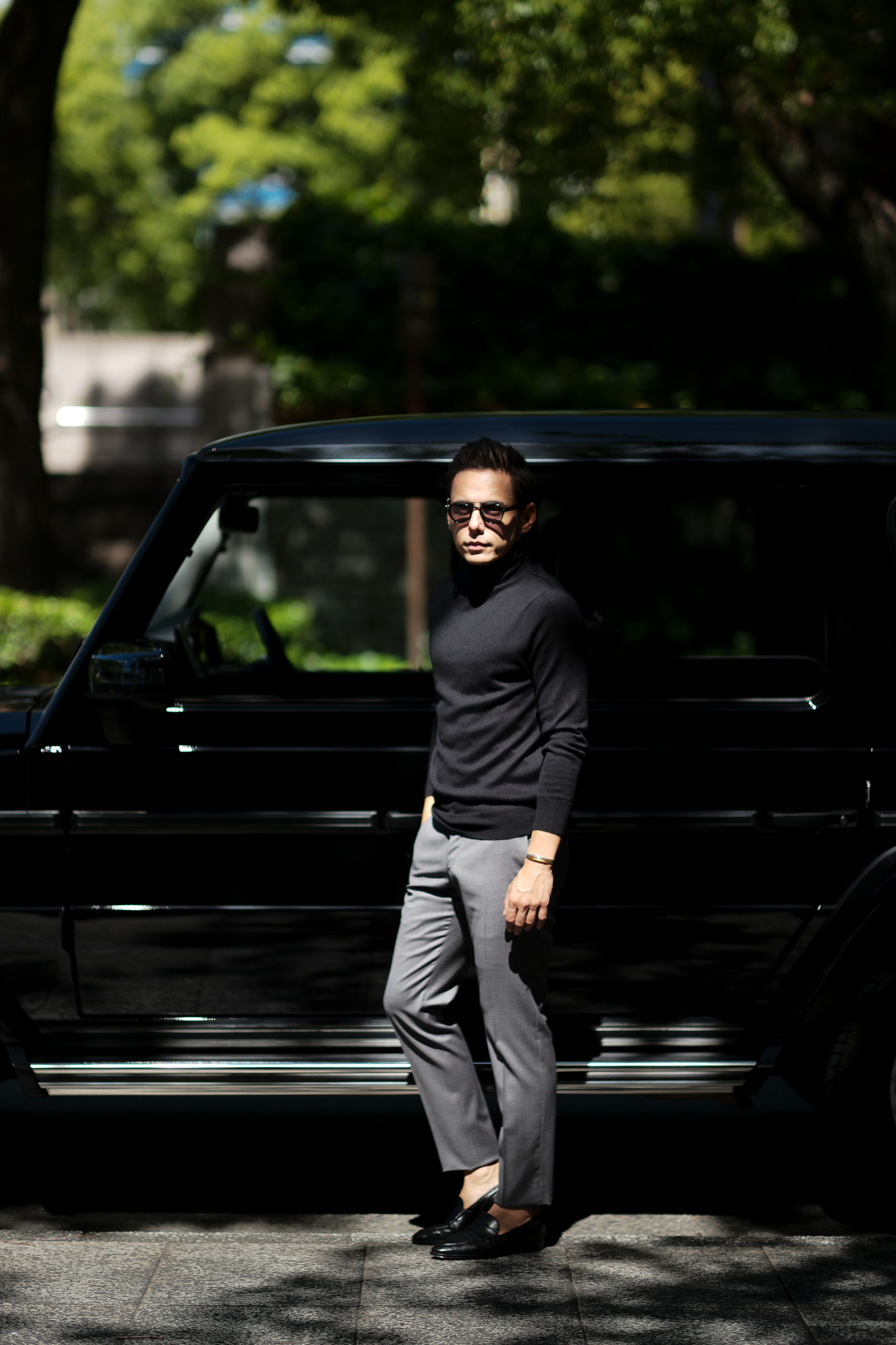 cuervo bopoha(クエルボ ヴァローナ) Sartoria Collection (サルトリア コレクション) Lucy(ルーシー) Silk Cashmere Turtle Neck Sweater (シルクカシミヤ タートルネックセーター) ハイゲージ ニット セーター BLACK (ブラック)  2019 秋冬新作   cuervobopoha 愛知 名古屋 altoediritto アルトエデリット