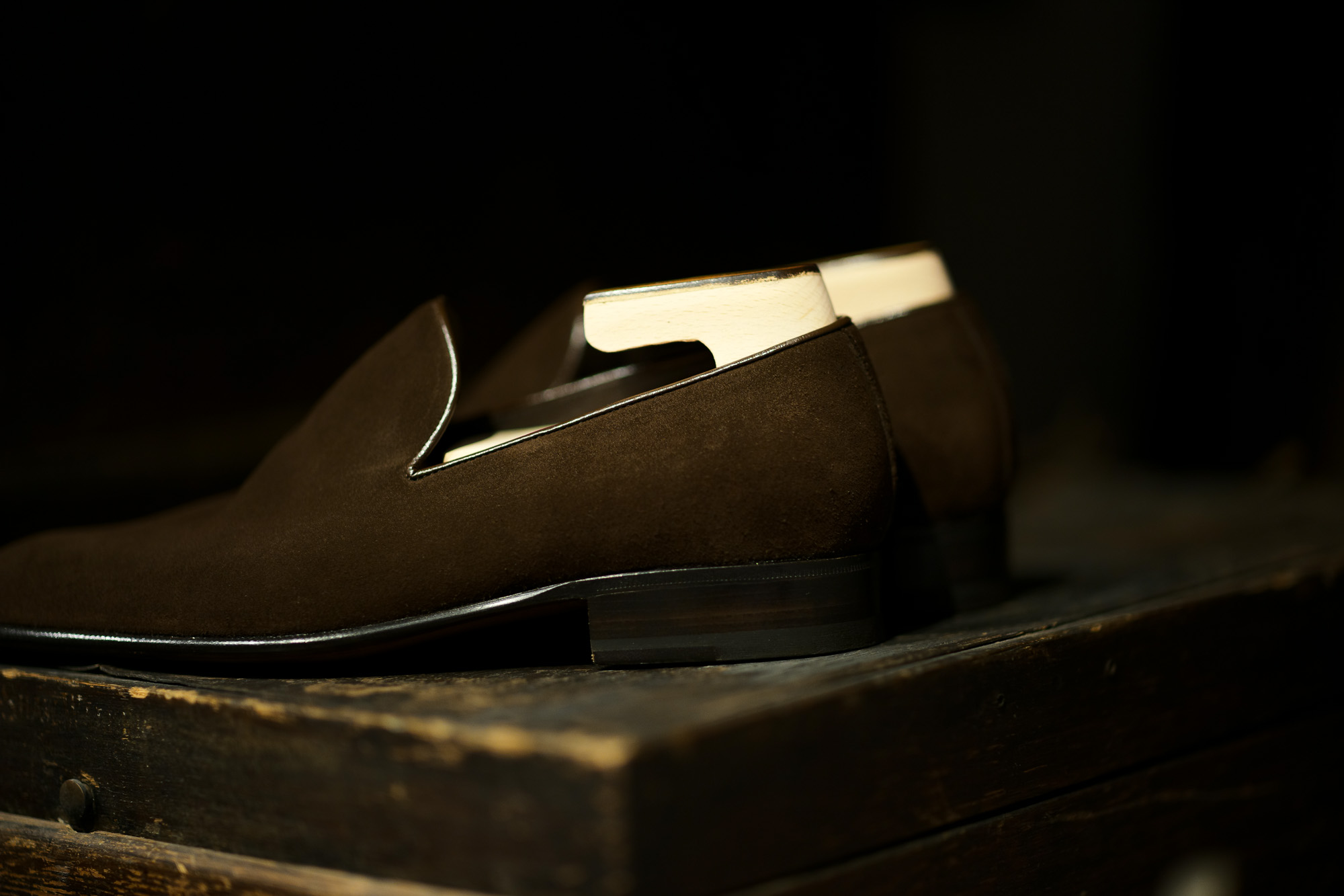 ENZO BONAFE(エンツォボナフェ) ART.3921 SLIP ON スリッポン SUPERBUCK スーパーバック スエードレザー ドレスシューズ スリッポン HOLBORN(ブラウン) made in italy (イタリア製) 2019 enzobonafe エンツォボナフェ eb08 ローファー zodiac nagoya alto e diritto altoediritto アルトエデリット