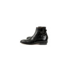 ENZO BONAFE(エンツォボナフェ) ART.3995 Double strap boot Du Puy Vitello デュプイ社ボックスカーフ ダブルストラップブーツ NERO (ブラック) made in italy (イタリア製) 2019 秋冬新作のイメージ