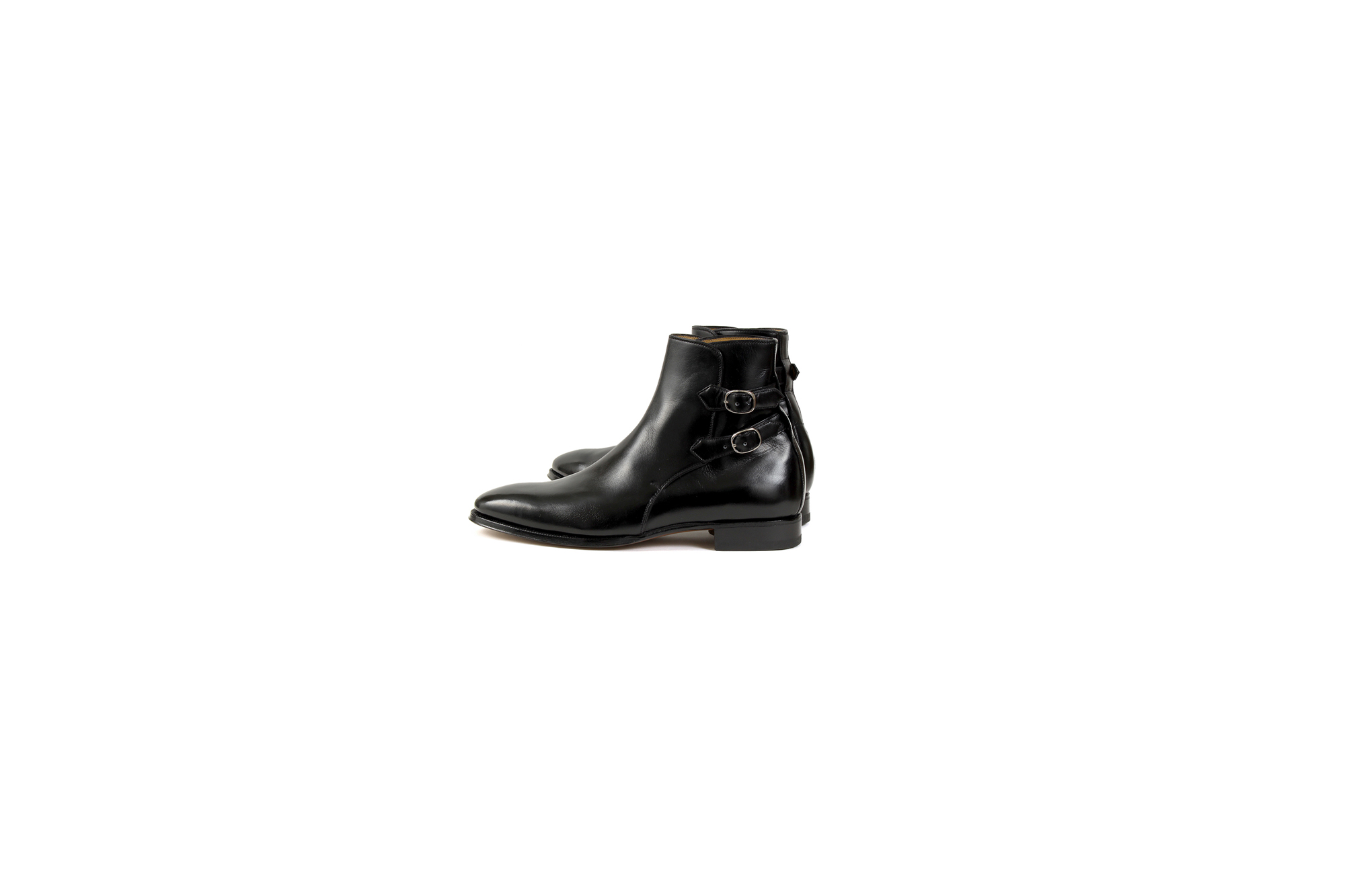 ENZO BONAFE(エンツォボナフェ) ART.3995 Double strap boot Du Puy Vitello デュプイ社ボックスカーフ ダブルストラップブーツ NERO (ブラック) made in italy (イタリア製) 2019 秋冬新作 enzobonafe 愛知 名古屋 Alto e Diritto アルト エ デリット alto e diritto アルトエデリット 5,5.5,6,6.5,7,7.5,8,8.5,9,9.5