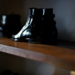 ENZO BONAFE(エンツォボナフェ) ART.3995 Double strap boot Du Puy Vitello デュプイ社ボックスカーフ ダブルストラップブーツ NERO (ブラック) made in italy (イタリア製) 2020 秋冬 【ご予約受付中】のイメージ