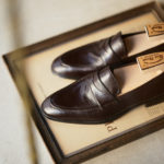 ENZO BONAFE(エンツォボナフェ) ART. EB-08 Coin Loafer コインローファー LAMA ラマレザー ドレスシューズ ローファー EBANO(ダークブラウン) made in italy (イタリア製) 2020のイメージ