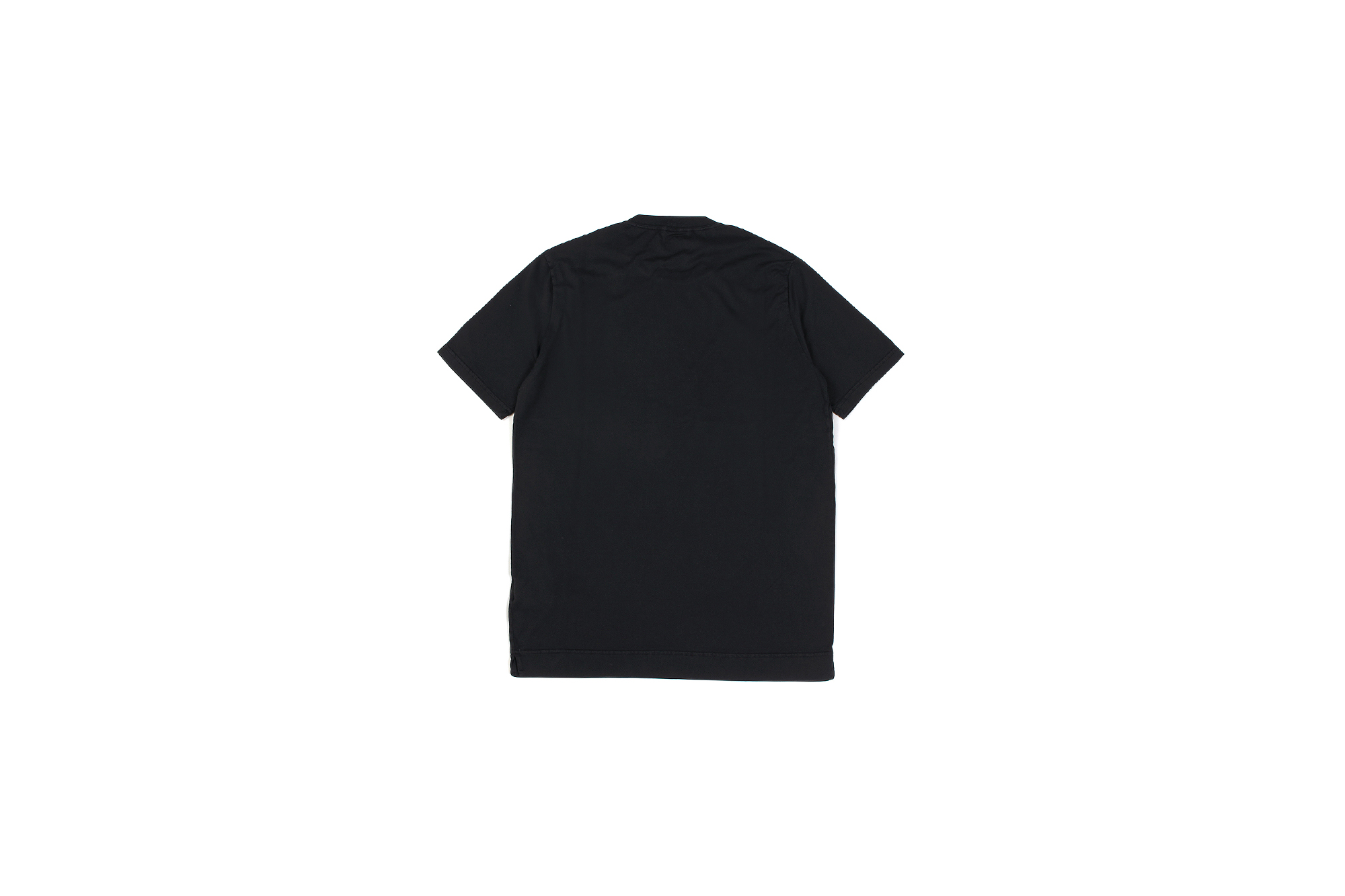 FEDELI(フェデーリ) Crew Neck T-shirt (クルーネック Tシャツ) ギザコットン Tシャツ BLACK (ブラック・36) made in italy (イタリア製) 2020 春夏 【ご予約開始】愛知 名古屋 altoediritto アルトエデリット TEE